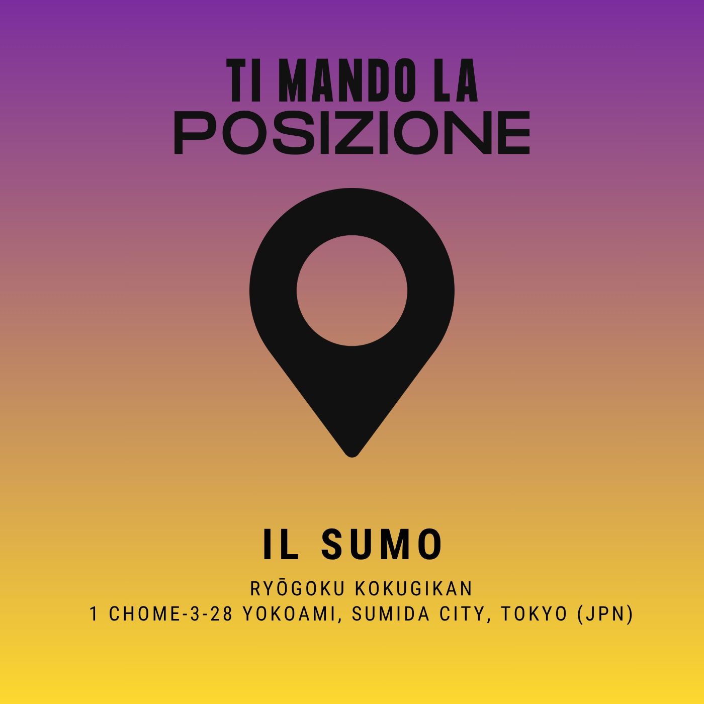 Ti mando la posizione