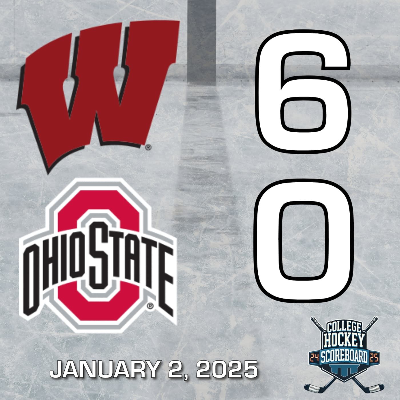 No. 1 Wisconsin women rout No. 2 Ohio State; Top-ranked Michigan State stops Badgers on men's side - CHS 1-2-25