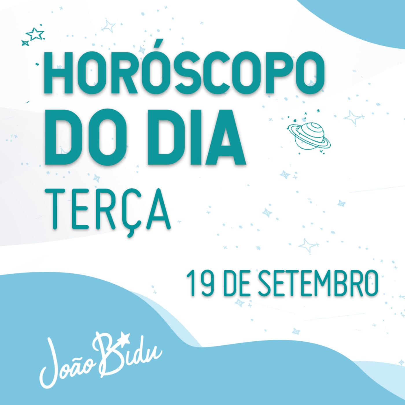 Horóscopo do Dia 19 de Setembro - Terça | POR JOÃO BIDU episode artwork