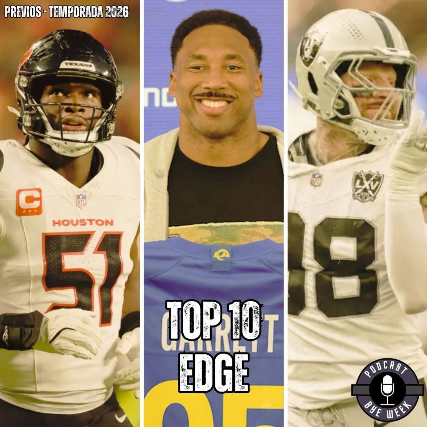 TOP 10 Caza Mariscales - Myles Garrett o Micah Parsons? Jóvenes figuras listas para tomar la cima. episode artwork