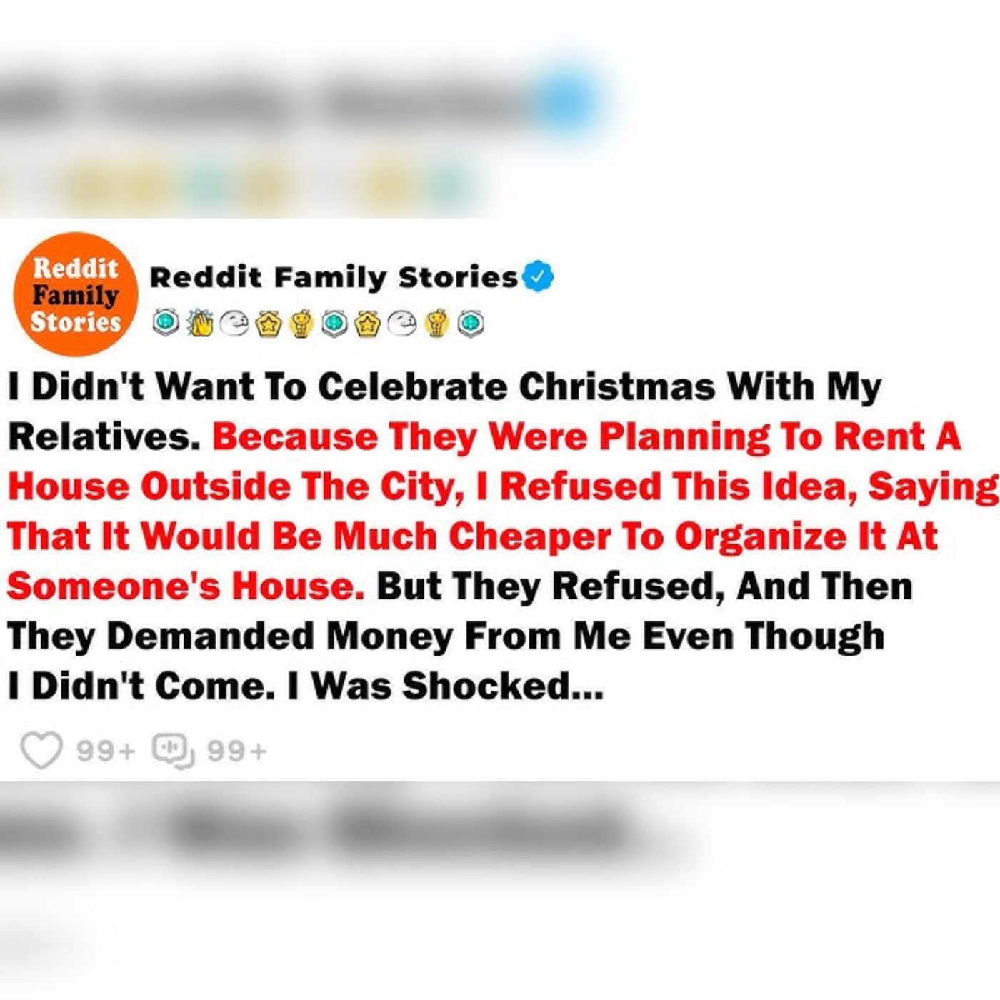 I Didn t Want To Celebrate Christmas With My Relatives. Because... - Best Reddit Stories