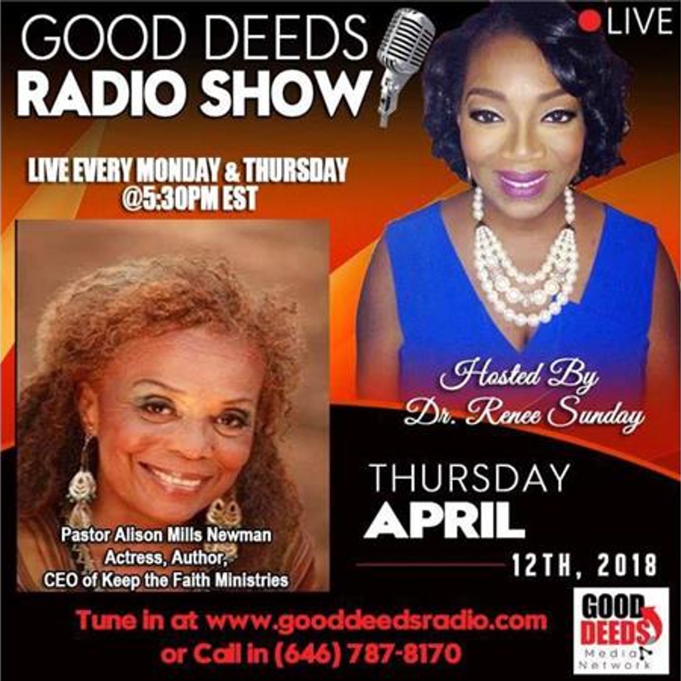 Dr. Renee Sunday\'s show
