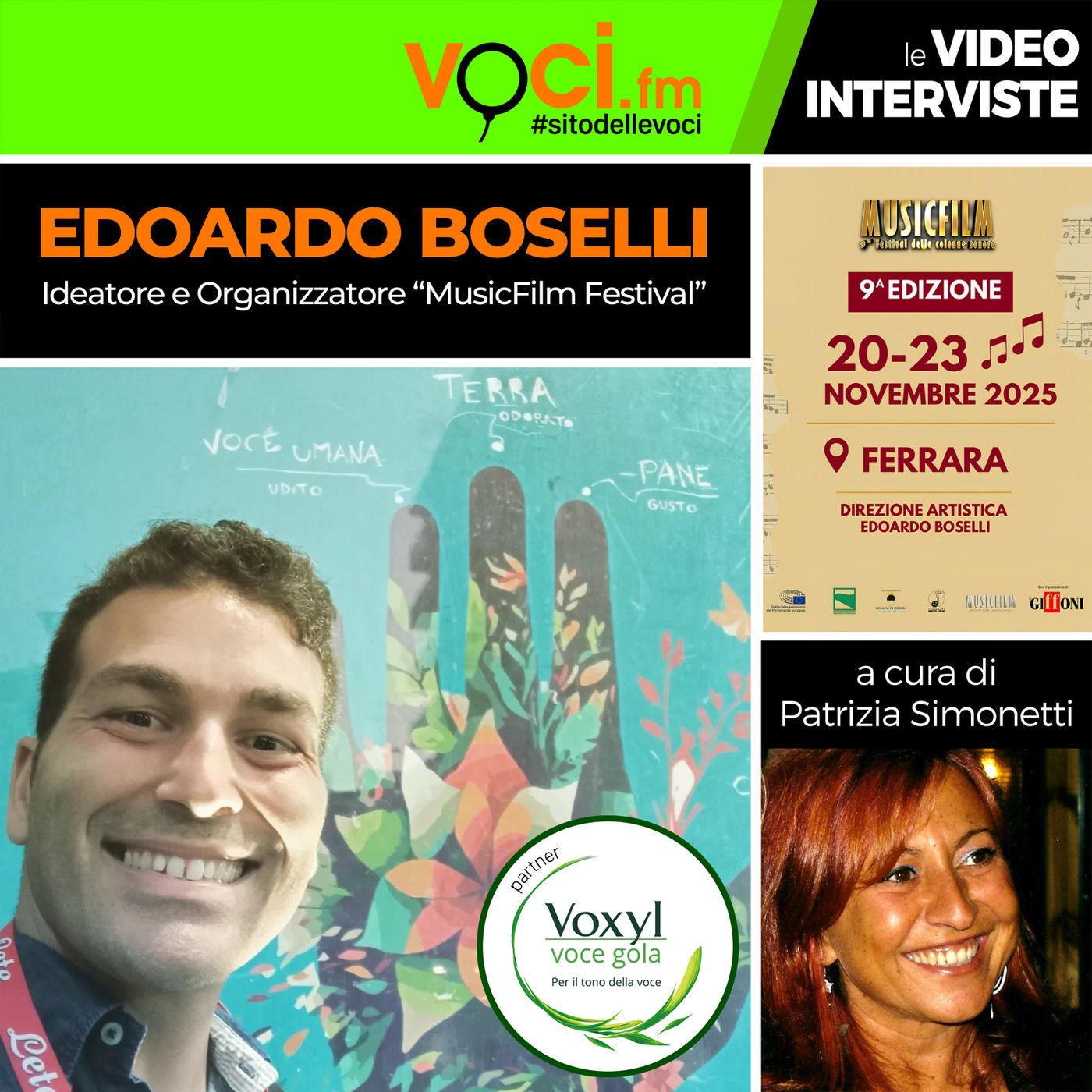 EDOARDO BOSELLI su VOCI.fm (Anteprima MUSICFILM FESTIVAL 2025) - clicca play e ascolta l'intervista