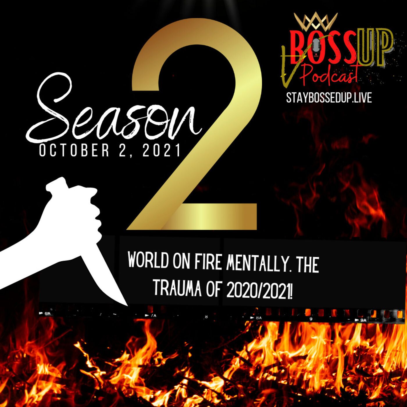 WORLD ON FIRE MENTALLY". The effects and trauma of 2020 & 2021!