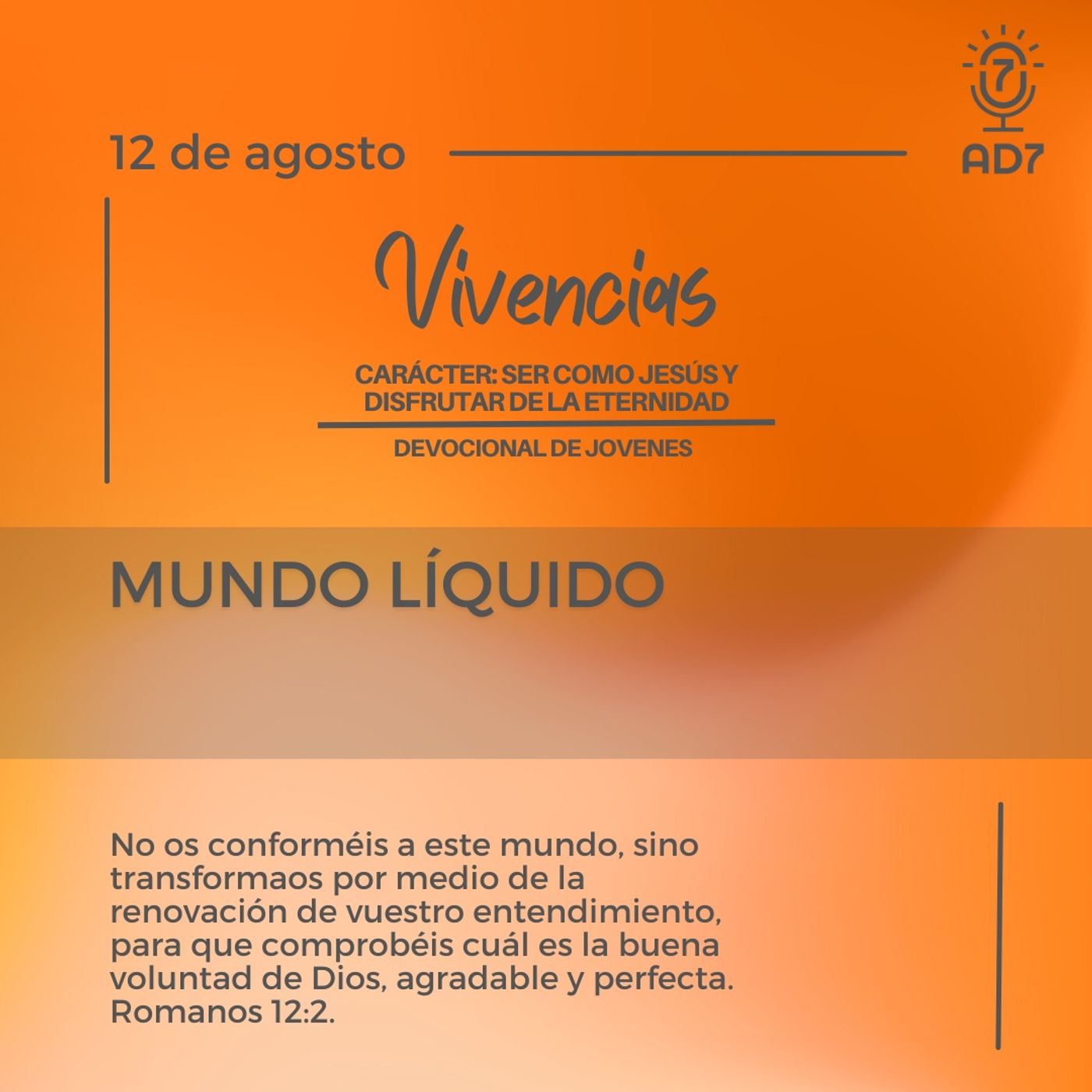 AD7 Devocional - Diferente / Inverso