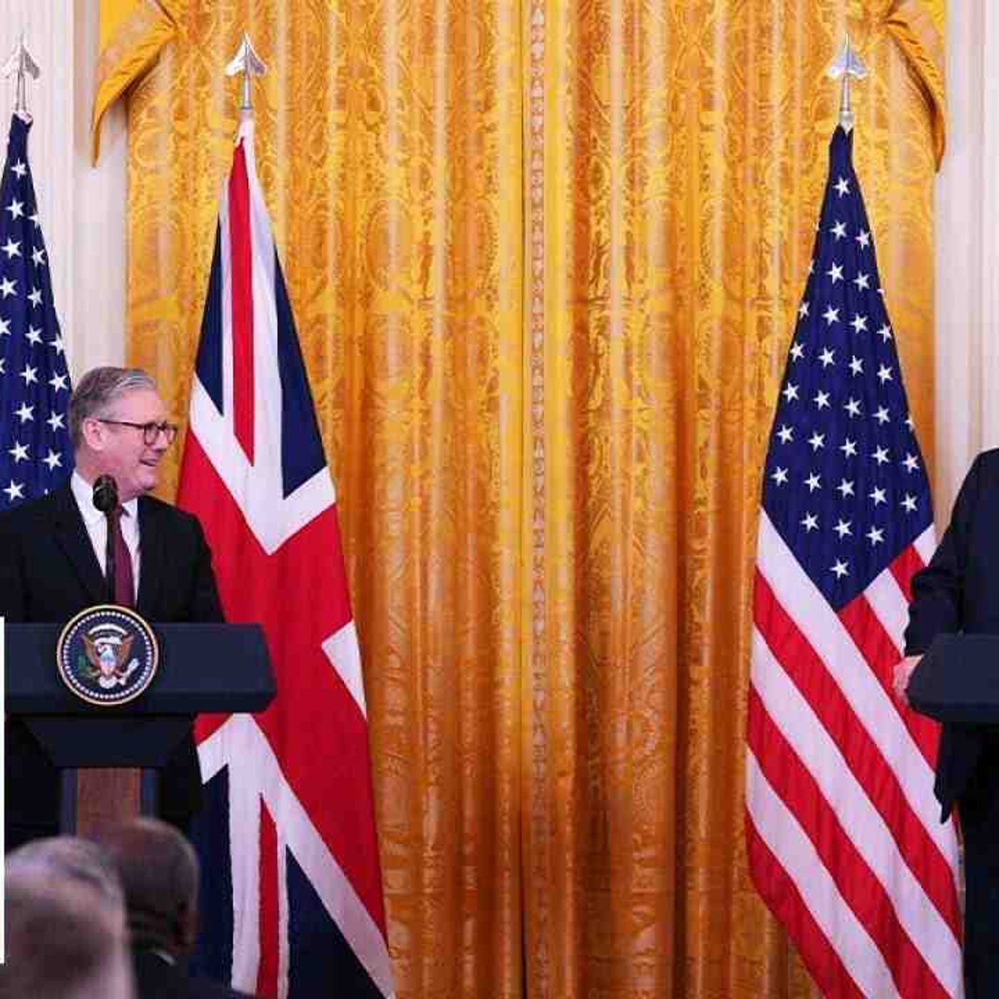 Trump takes questions with UK leader episode artwork