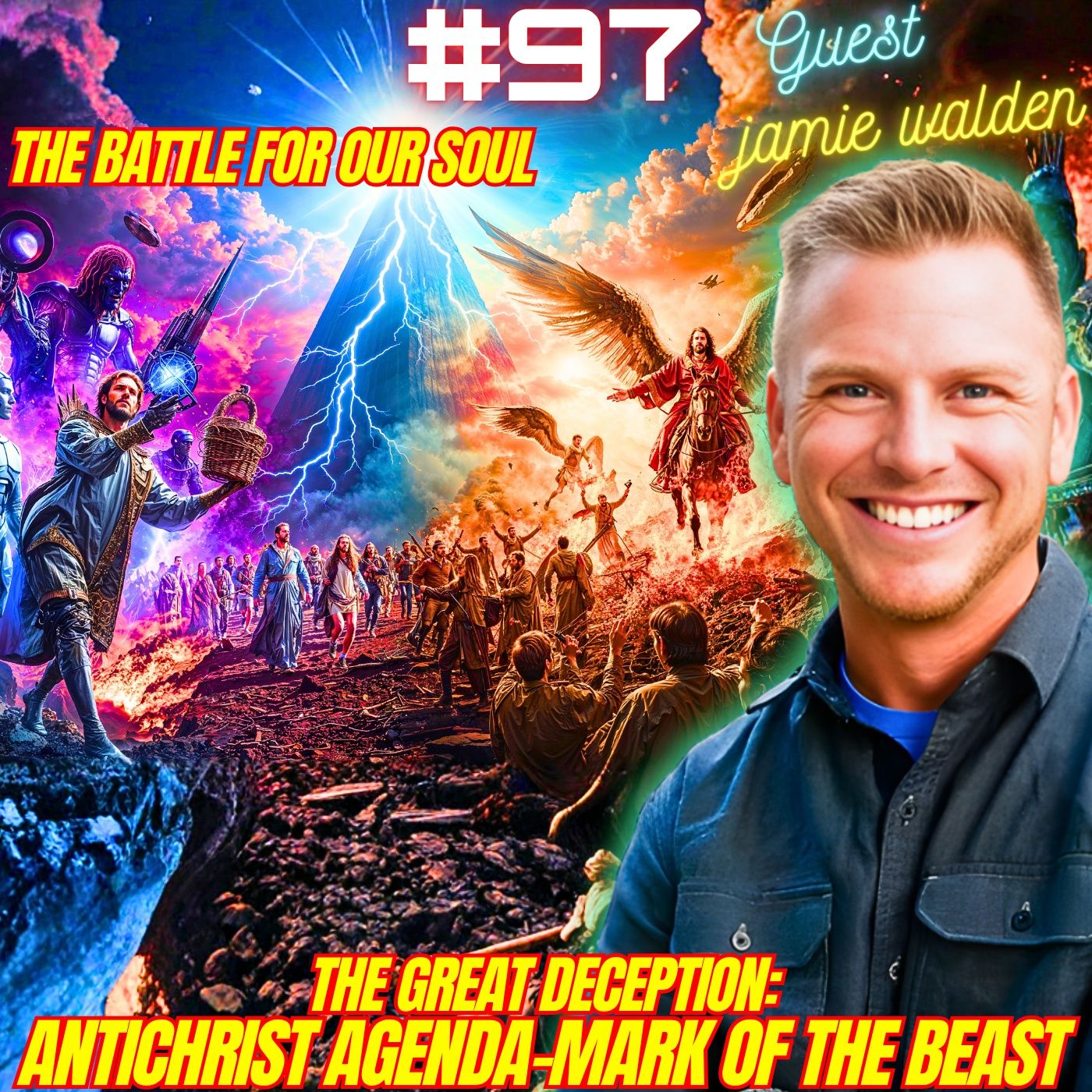 #97. Gnosticism/Occultism| Mark of the Beast| Great Deception| Trump de Arc| Apollo/Antichrist| Transhumanism Agenda w/ Jamie Walden