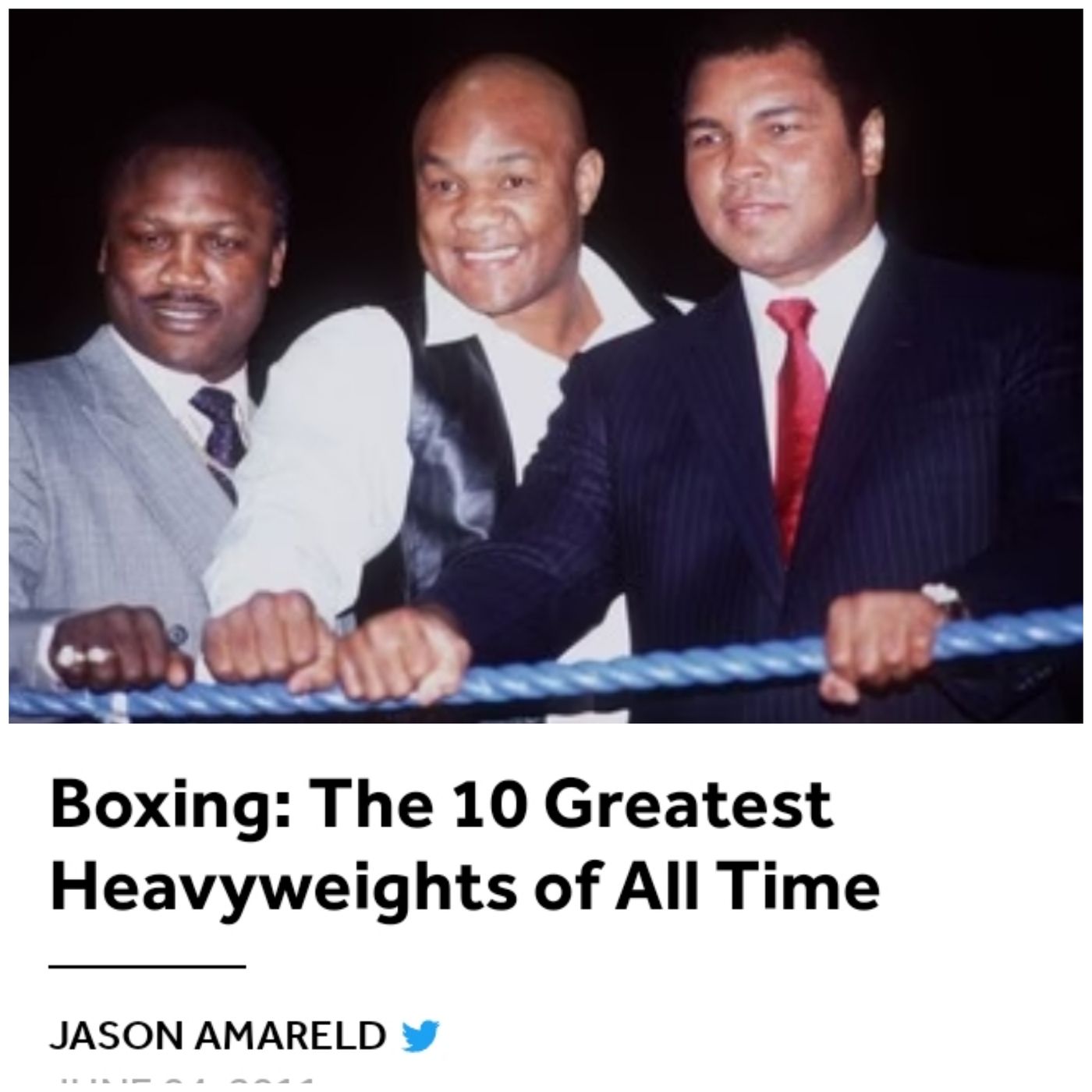 Top 10 Greatest Heavyweights Of All Time episode artwork