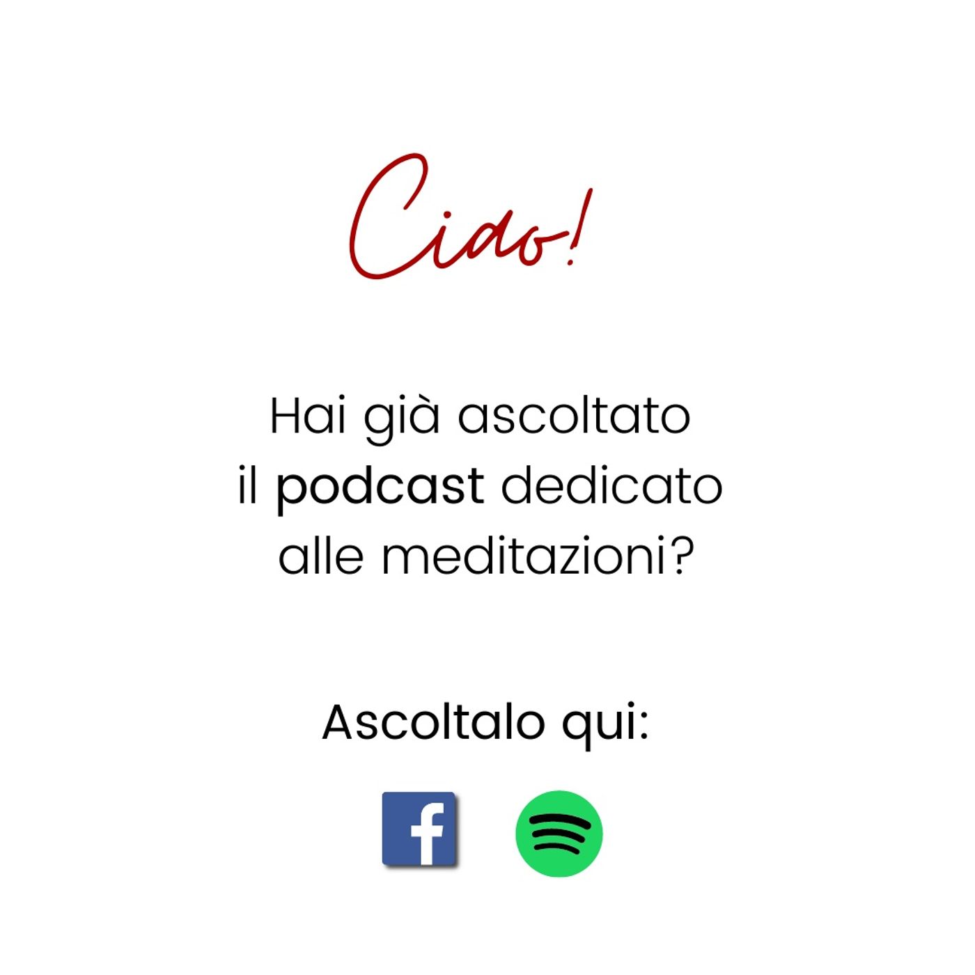 Meditazioni spirituali RC Italia