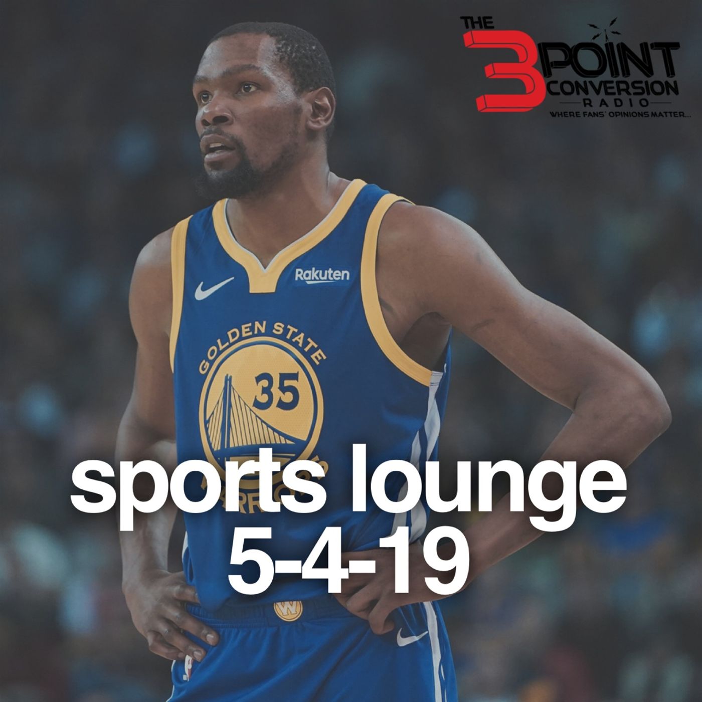 The 3 Point Conversion Sports Lounge- Kevin Durant Top 10 All-Time (?), Young NFL QBs, Canelo vs. Jacobs, MLB Roundup episode artwork