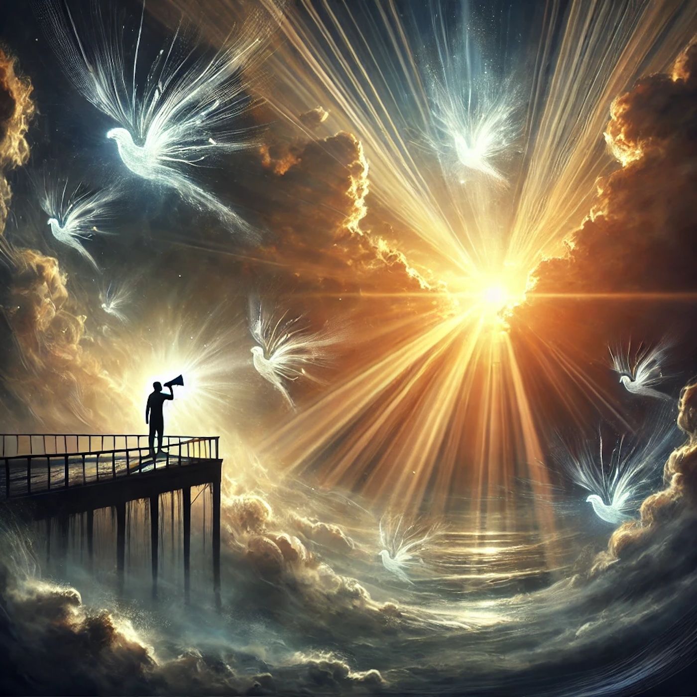 "Secrets have a short shelf life in the eternal light." episode artwork