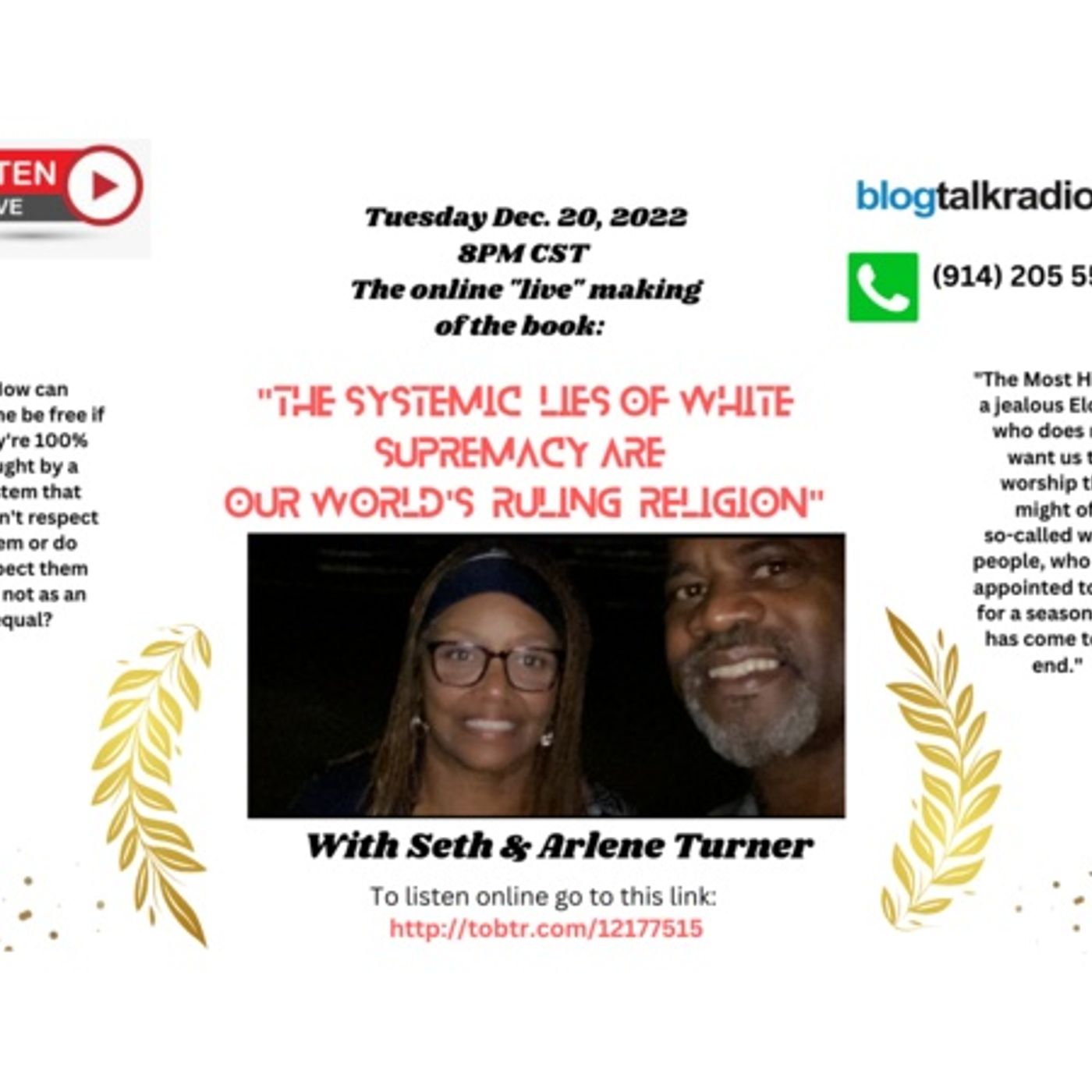 The systemic lies of white supremacy are our world ruling religion episode artwork