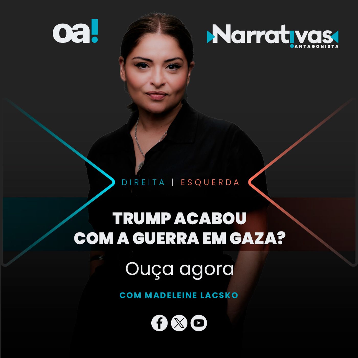 Trump acabou com a guerra em Gaza? | Narrativas #505 Madeleine Lacsko