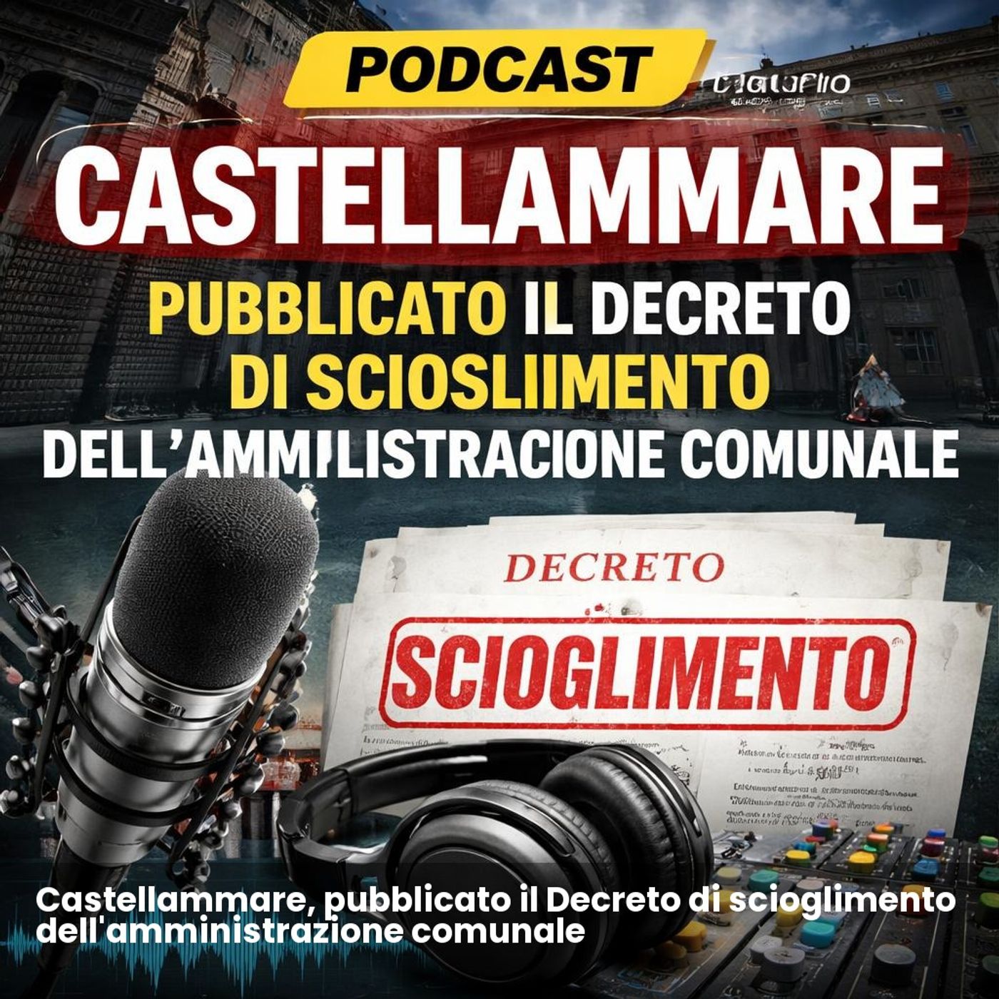 Castellammare, notificato il Decreto di scioglimento dell'amministrazione comunale episode artwork