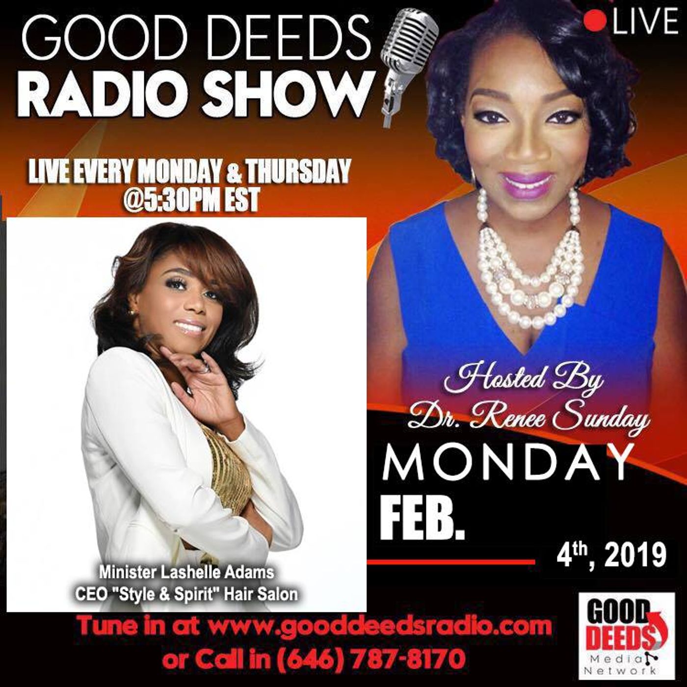 Dr. Renee Sunday\'s show