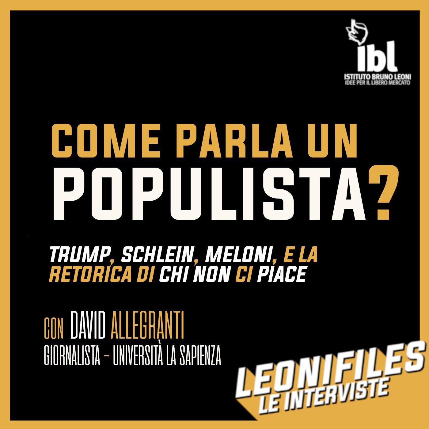 LeoniFiles: le interviste