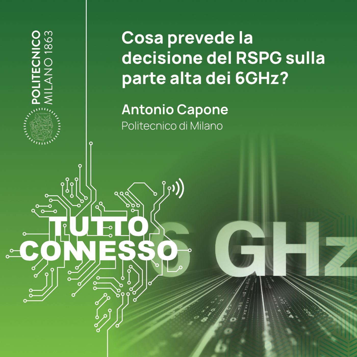 Cosa prevede la decisione del RSPG sulla parte alta dei 6GHz? Con Antonio Capone