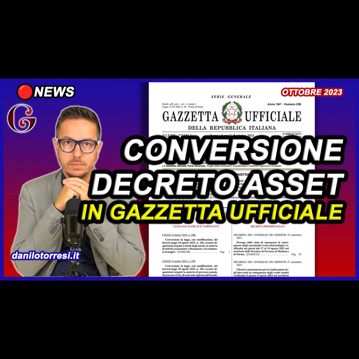 Conversione Decreto Asset in Gazzetta Ufficiale | CESSIONE DEL CREDITO Superbonus 110 ultime notizie