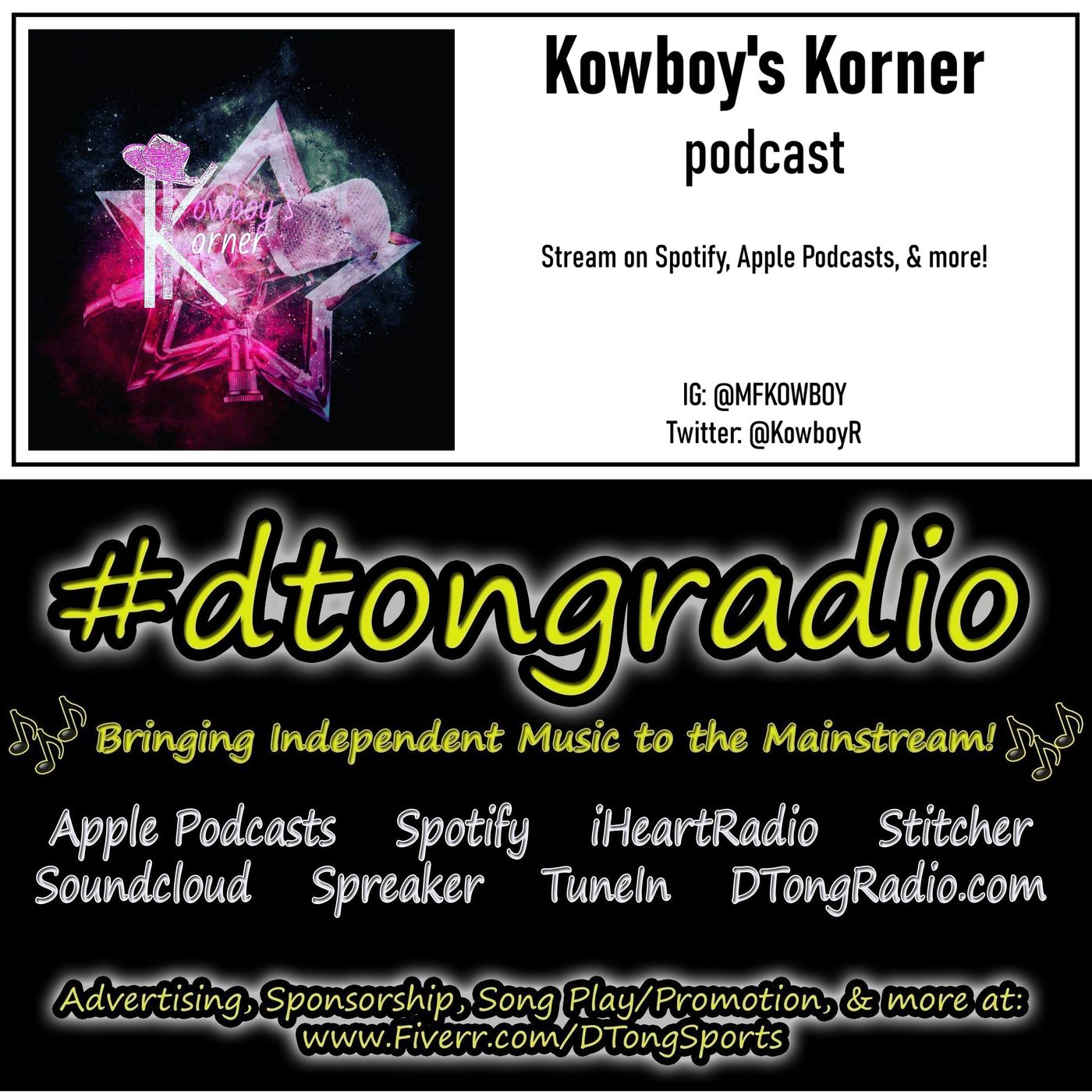 DTong Radio Indie Music Showcase