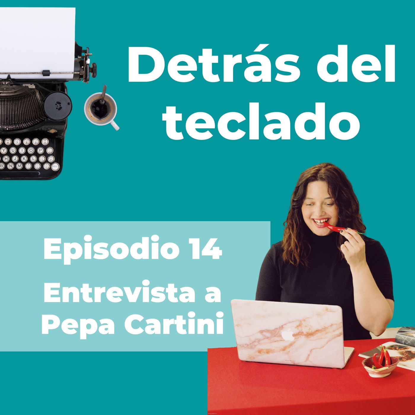 Detrás del teclado