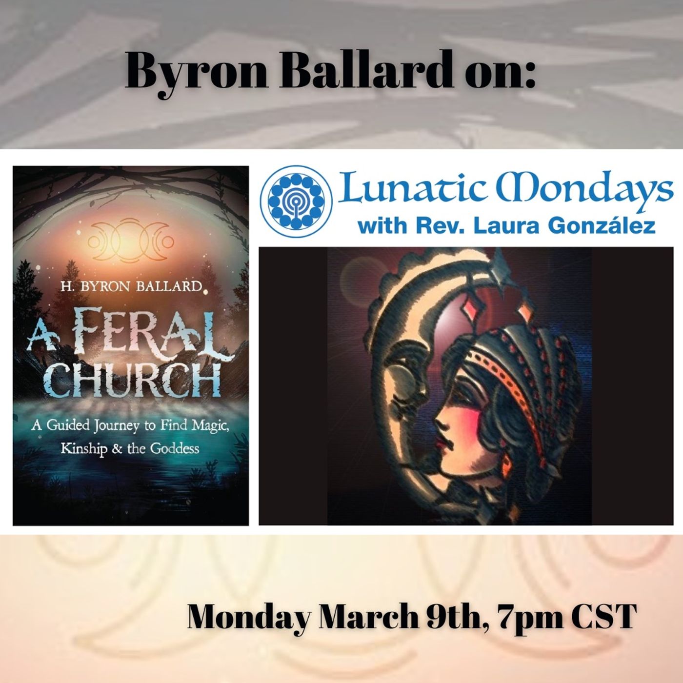 Lunatic Mondays ~ Byron Ballard ~ Author episode artwork