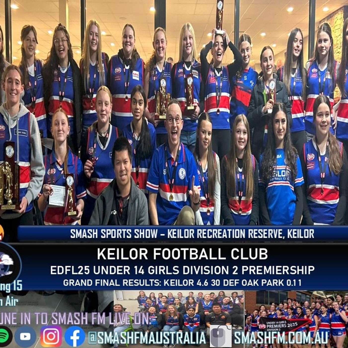 SSS15THYR: Keilor FC EDFL25 U14 Girls Division 2 Premiership Interviews 220825