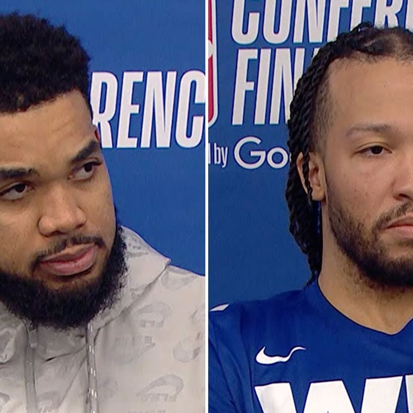 Jalen Brunson & Karl-Anthony Towns Talk Loss vs. Pacers in the ECF _ 2025 NBA Playoffs episode artwork