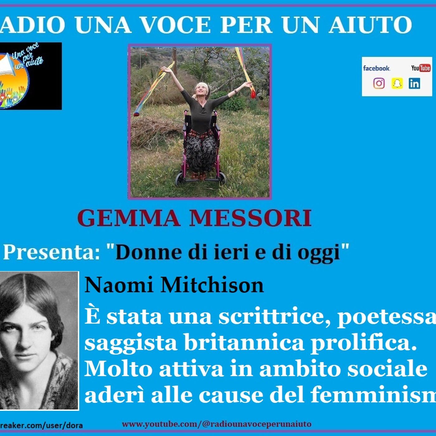 RUBRICA DONNE DI IERI E DI OGGI: Naomi Mitchison Scrittrice e poetessa