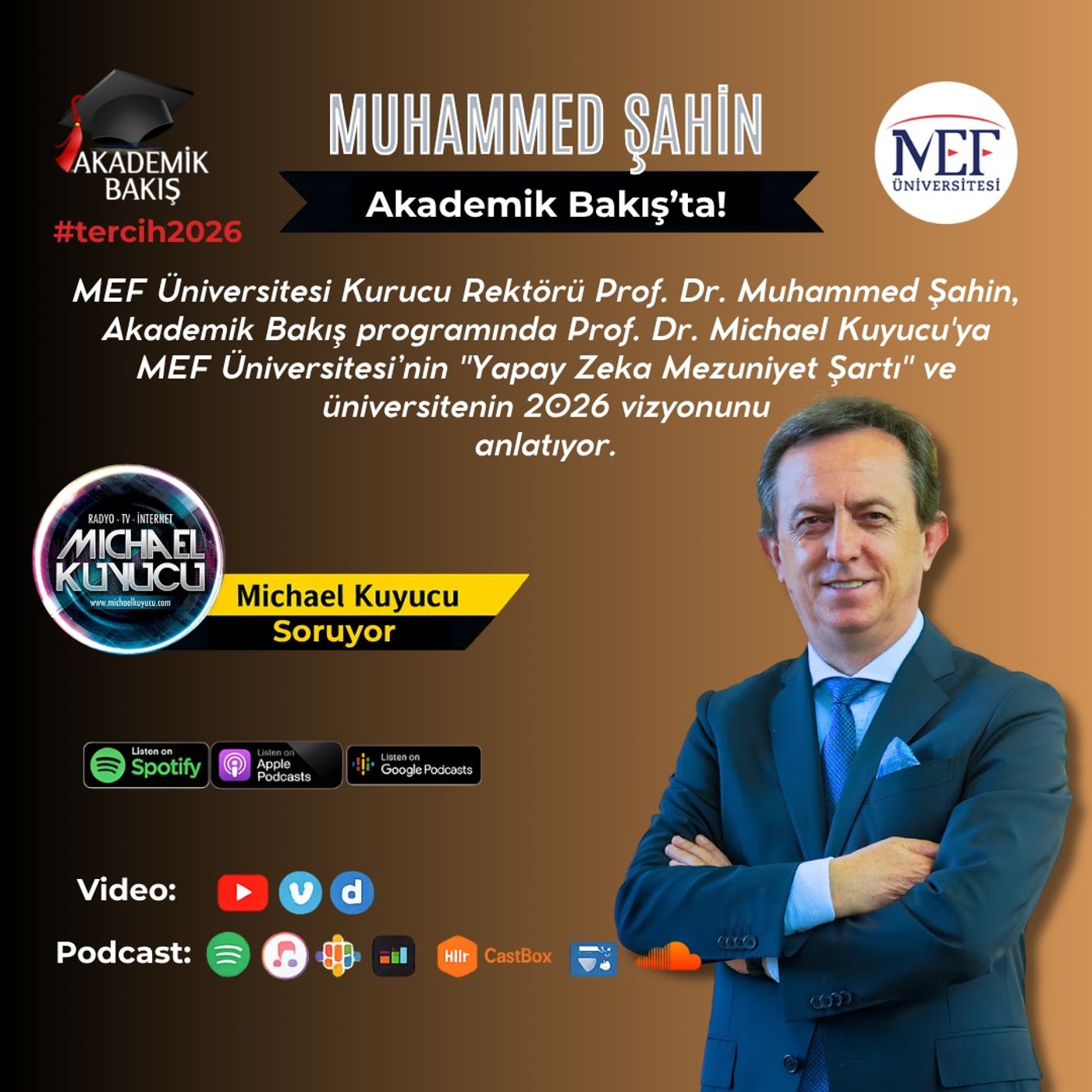 Muhammed Şahin -  MEF Ünv. Rektörü #tercih2026 episode artwork