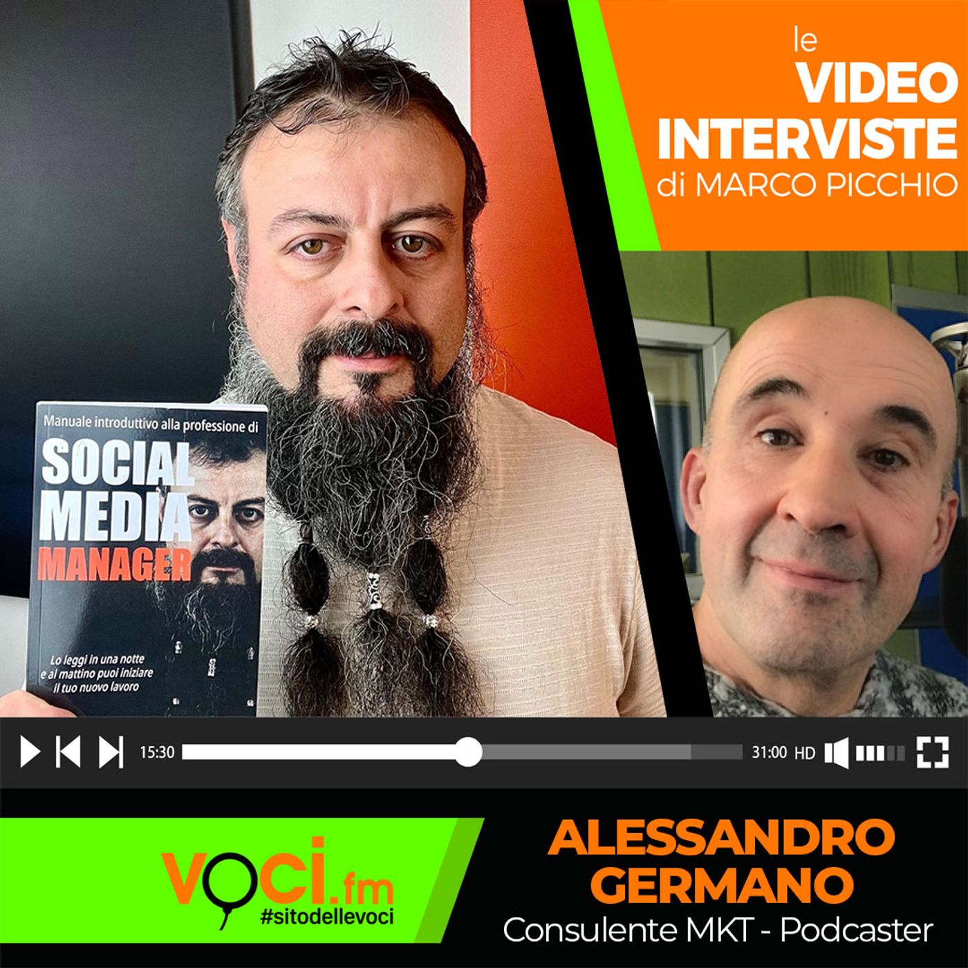 ALESSANDRO GERMANO su VOCI.fm - clicca play e ascolta l'intervista episode artwork