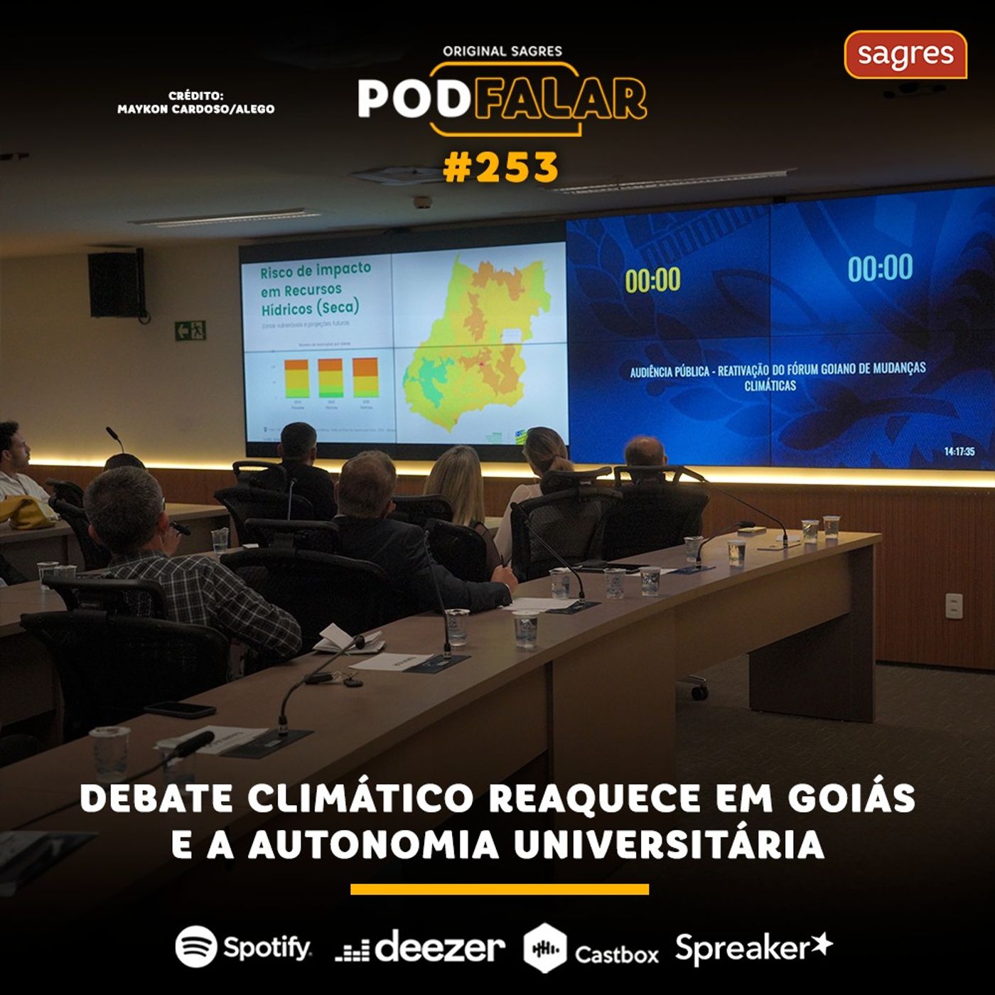 PodFalar #253 | Debate climático reaquecido em Goiás e a autonomia universitária episode artwork