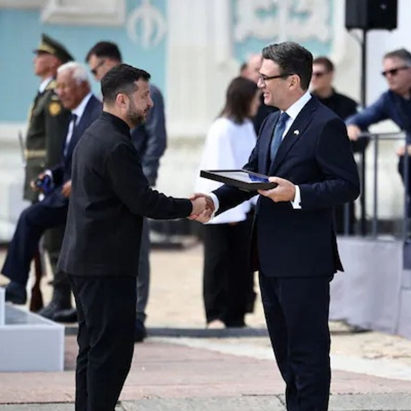 Andy Burnham in Ukraine to hand over UK blueprints to make long-range missiles episode artwork