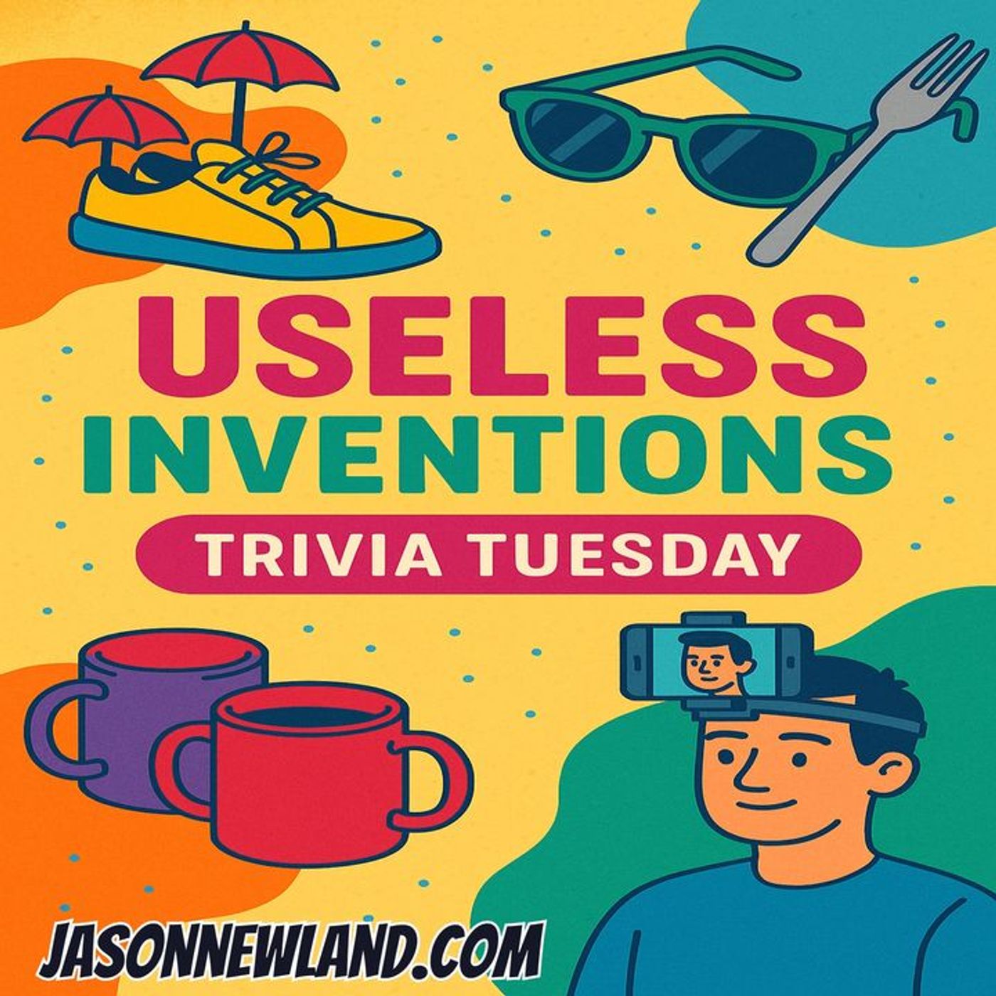(no music) Useless Inventions | Trivia Tuesday | LMBYTS #1407 | Jason Newland | 6th August 2025 episode artwork