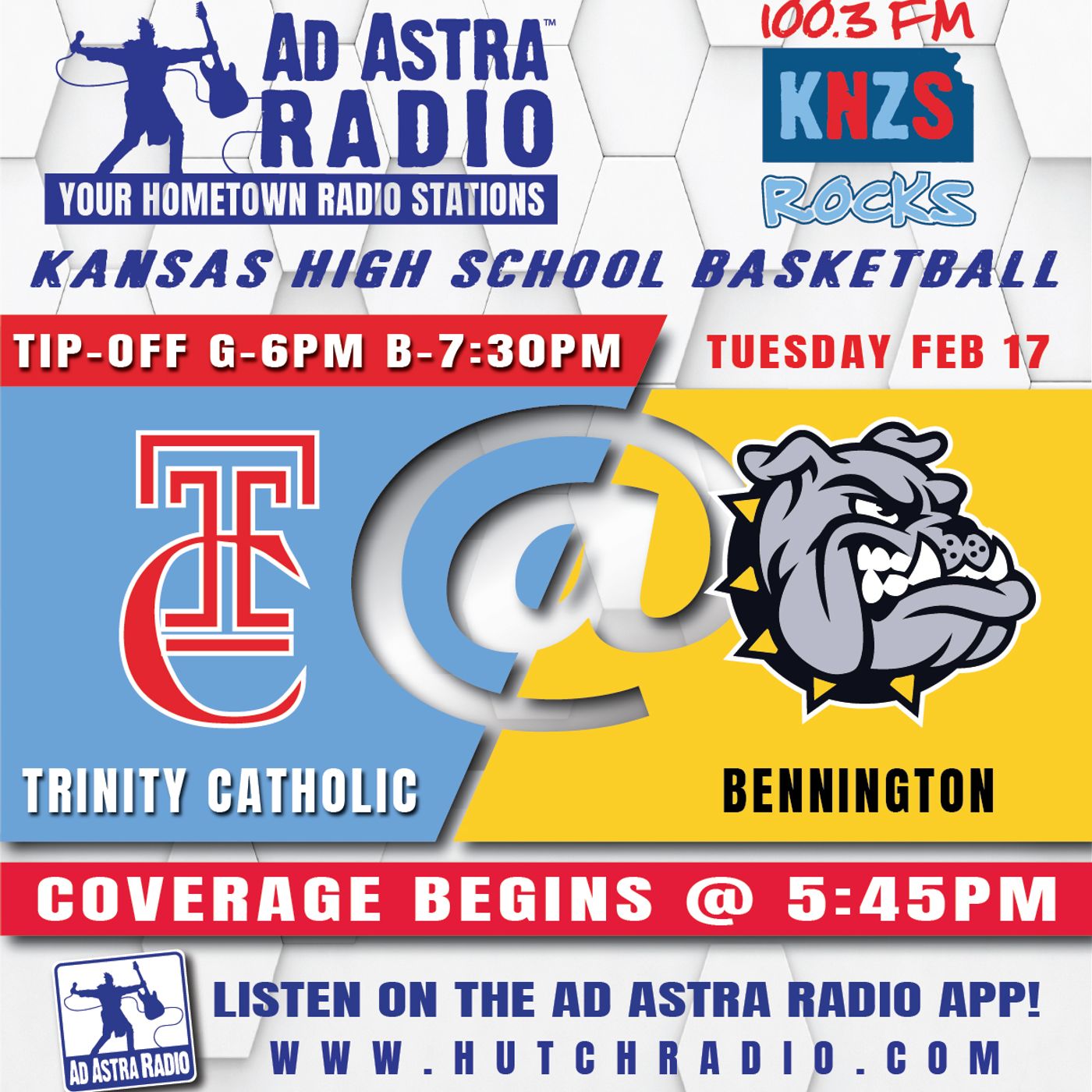 Hutchinson Trinity Catholic Celtics at Bennington Bulldogs Boys High School Basketball (February 17, 2026) episode artwork