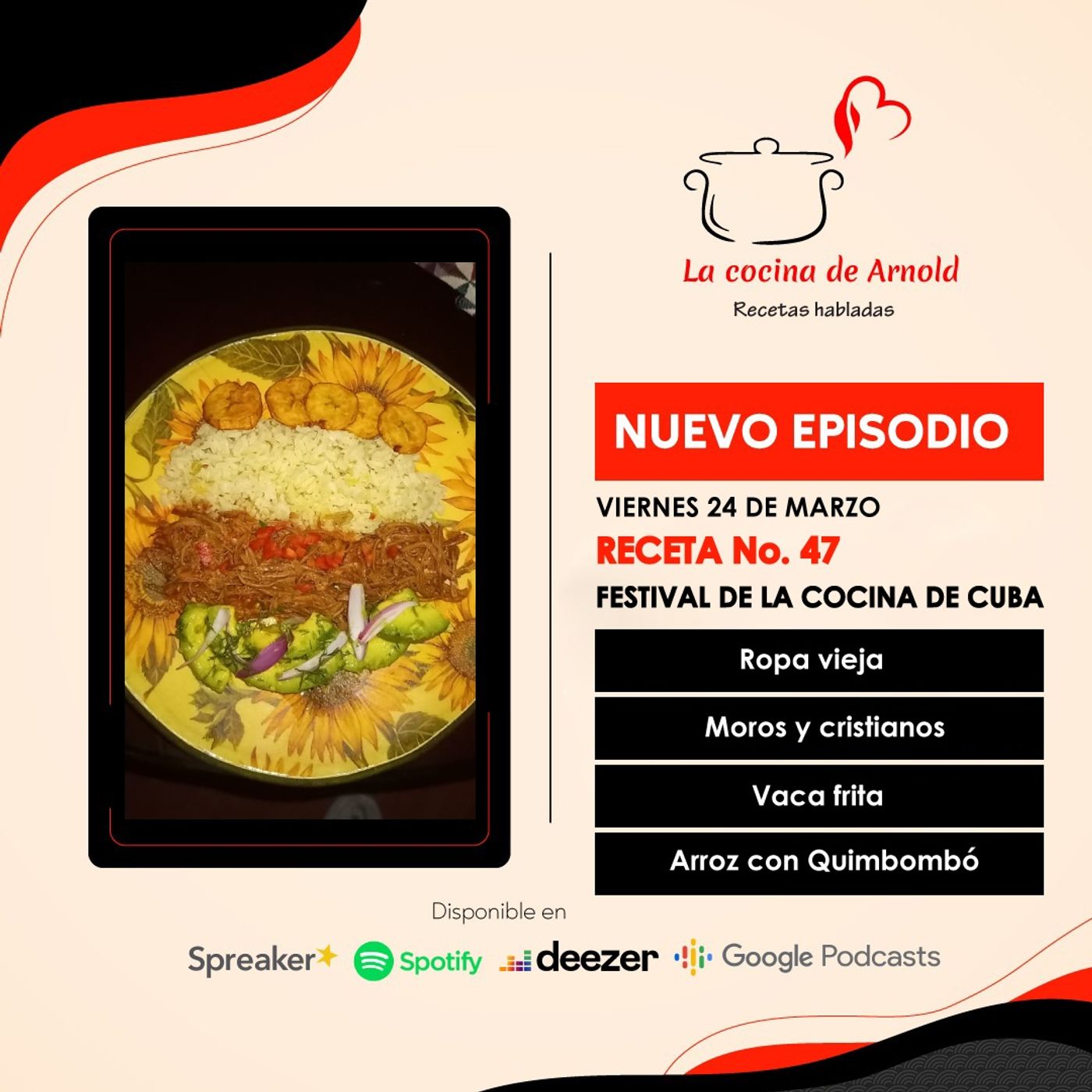 La cocina de Arnold, recetas habladas