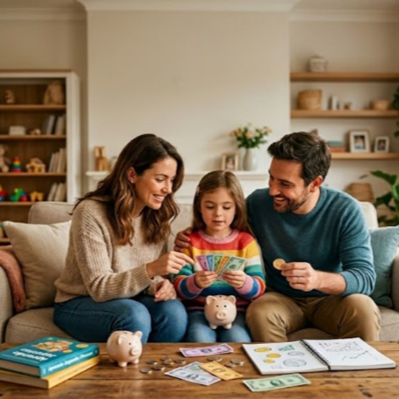 La primera conversación con tus hijos sobre el dinero