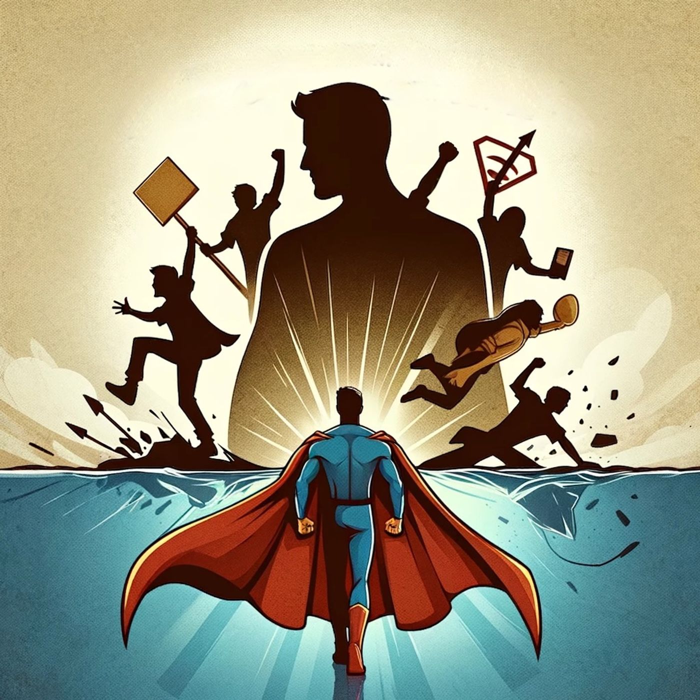 "It's not who I am underneath, but what I do that defines me." episode artwork