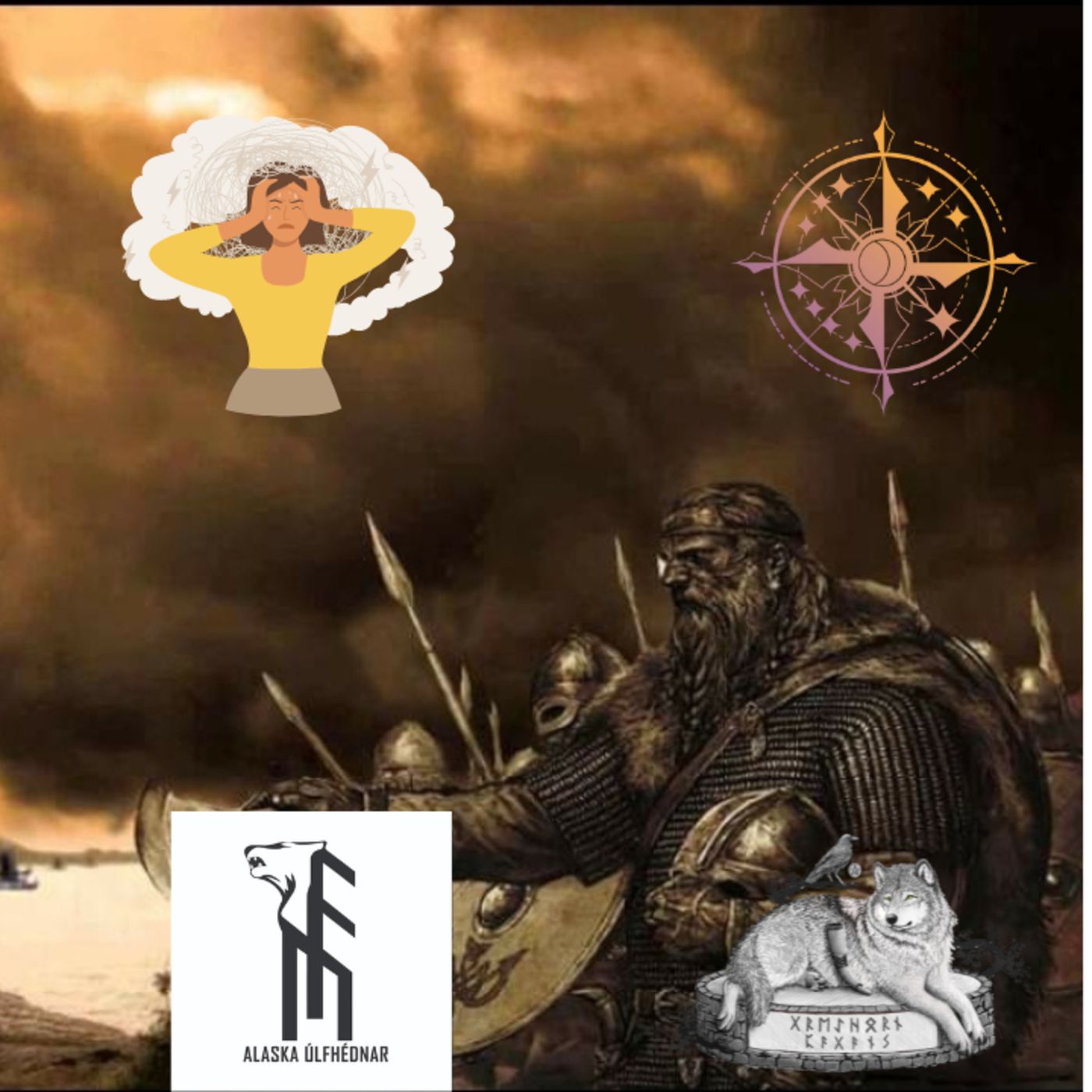 Greyhorn Pagans Podcast with the Alaska Úlfhédnar - Mental Health Meditations and Trauma Teachings