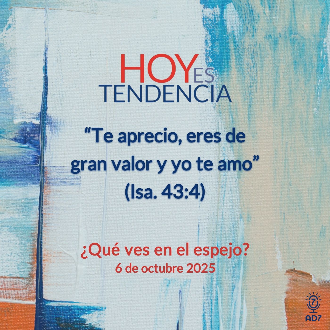 ¿Qué ves en el espejo? ~ Devocional de Jóvenes ~ 6 de octubre 2025