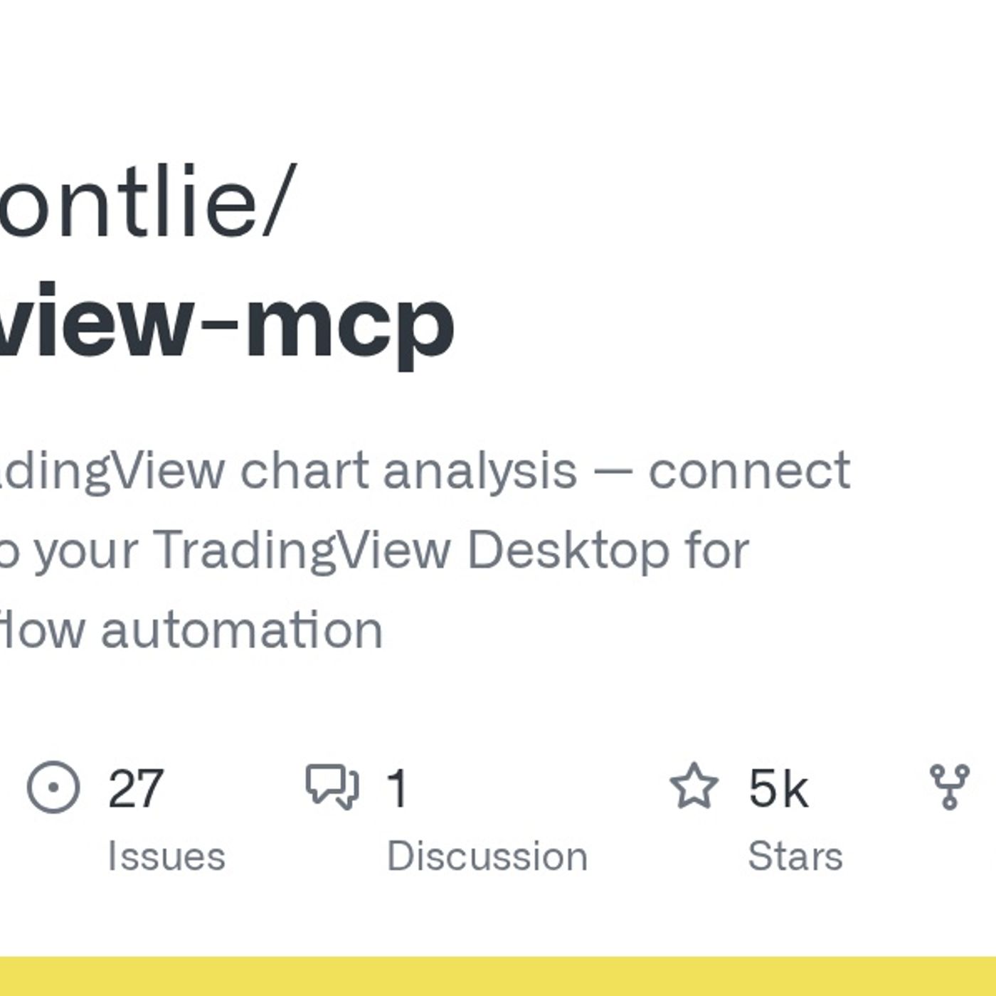 GitHub - tradesdontlie/tradingview-mcp: AI-assisted TradingView chart analysis — connect Claude Code to your TradingView Desktop for persona