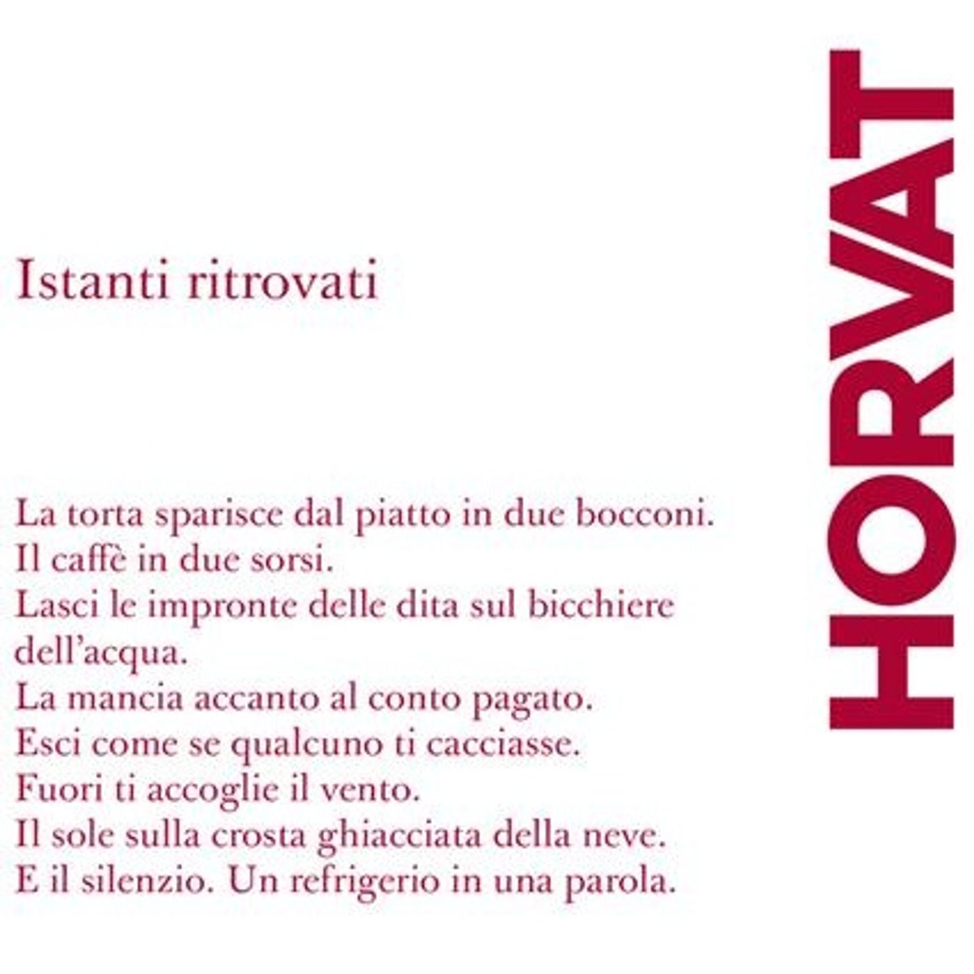 Oto Horvat "Istanti ritrovati" episode artwork