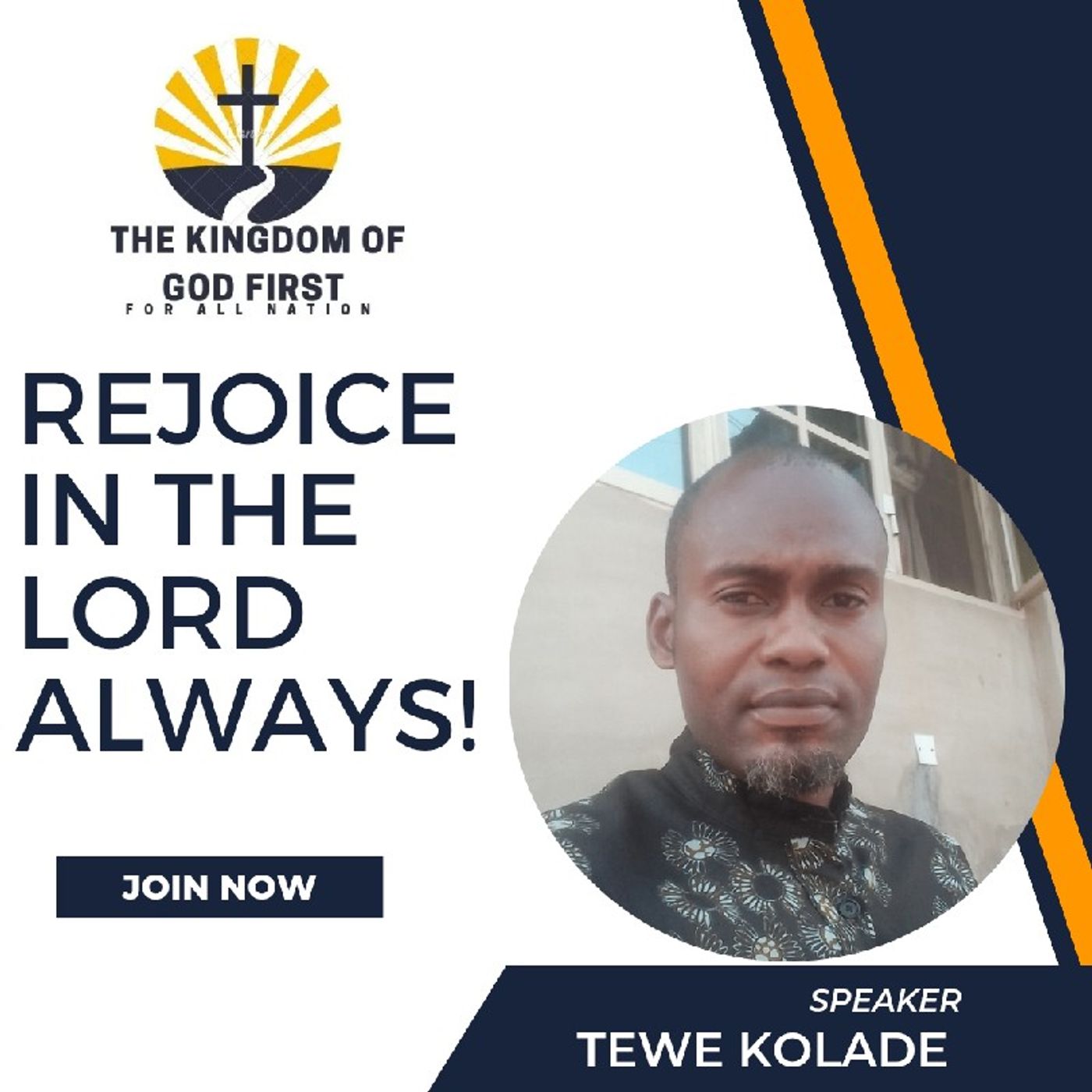 REJOICE IN THE LORD ALWAYS!