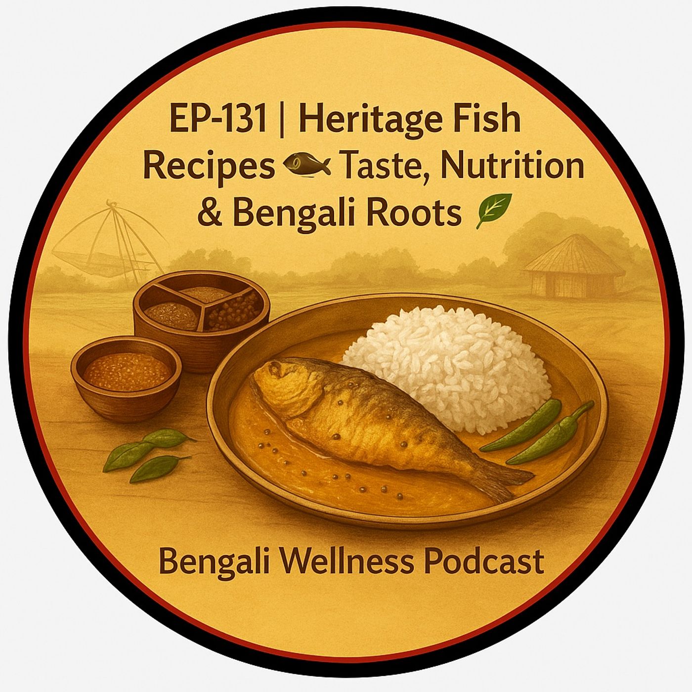 EP-131 | Heritage Fish Recipes 🐠: Taste, Nutrition & Bengali Roots 🌿 | Bengali Wellness Podcast episode artwork