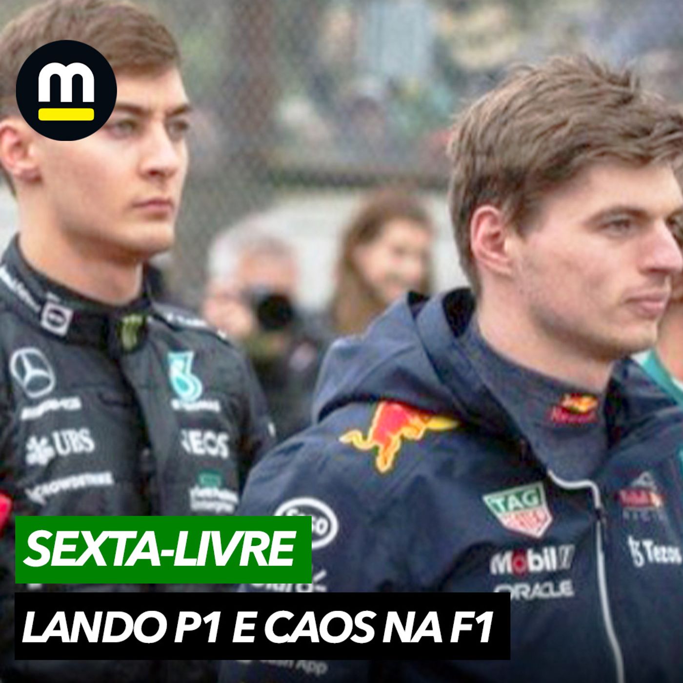 Lando lidera 1-2 na 6ª em que Drugo bate Alonso. Max sofre pós-guerra com Russell! Pérez e Bortoleto episode artwork