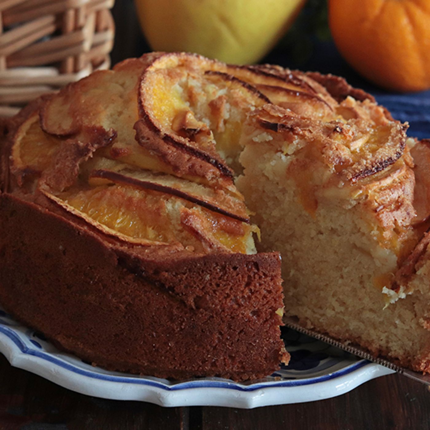 Torta mele e arance