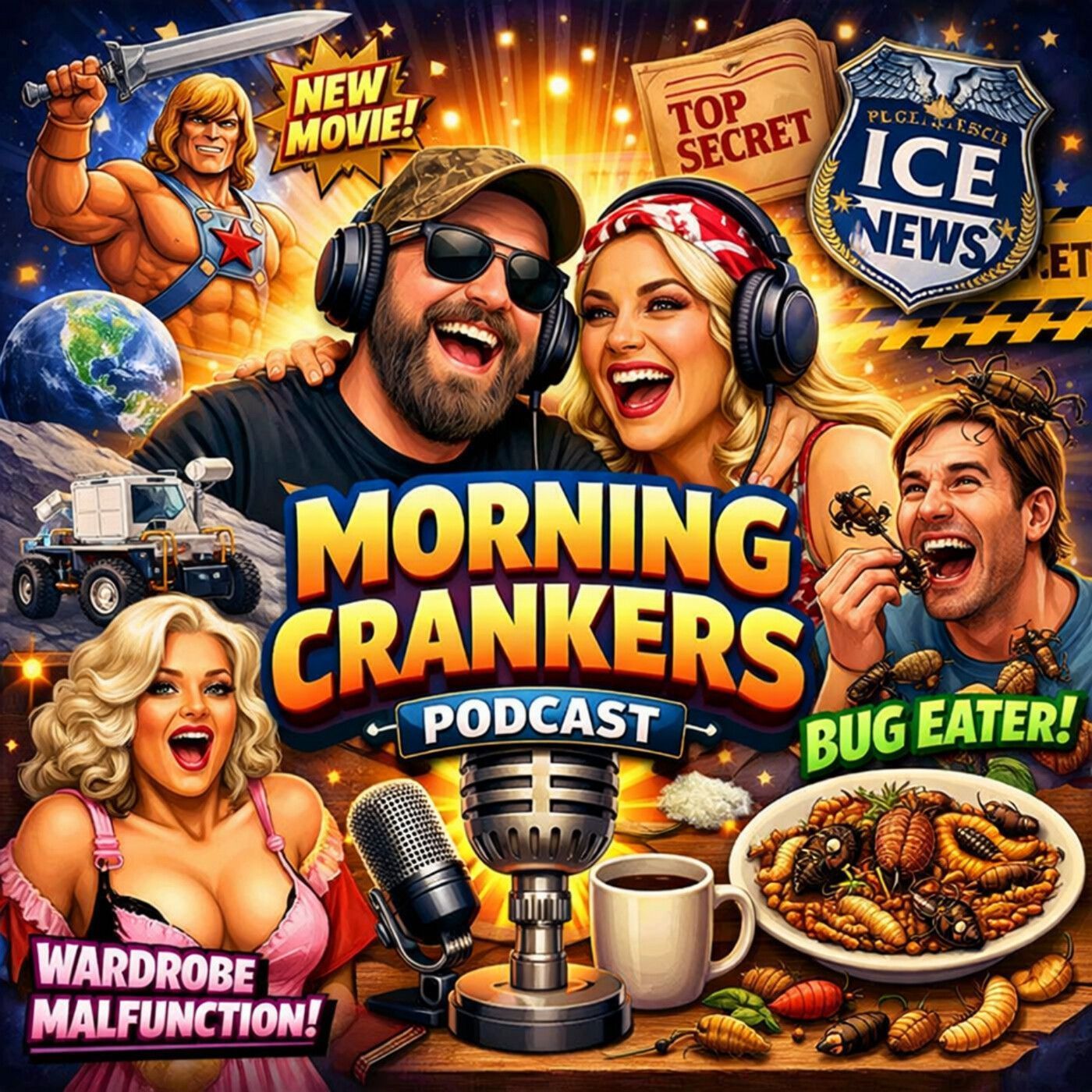 Morning Crankers: Comedy - News & Outrageous Real-Life Stories