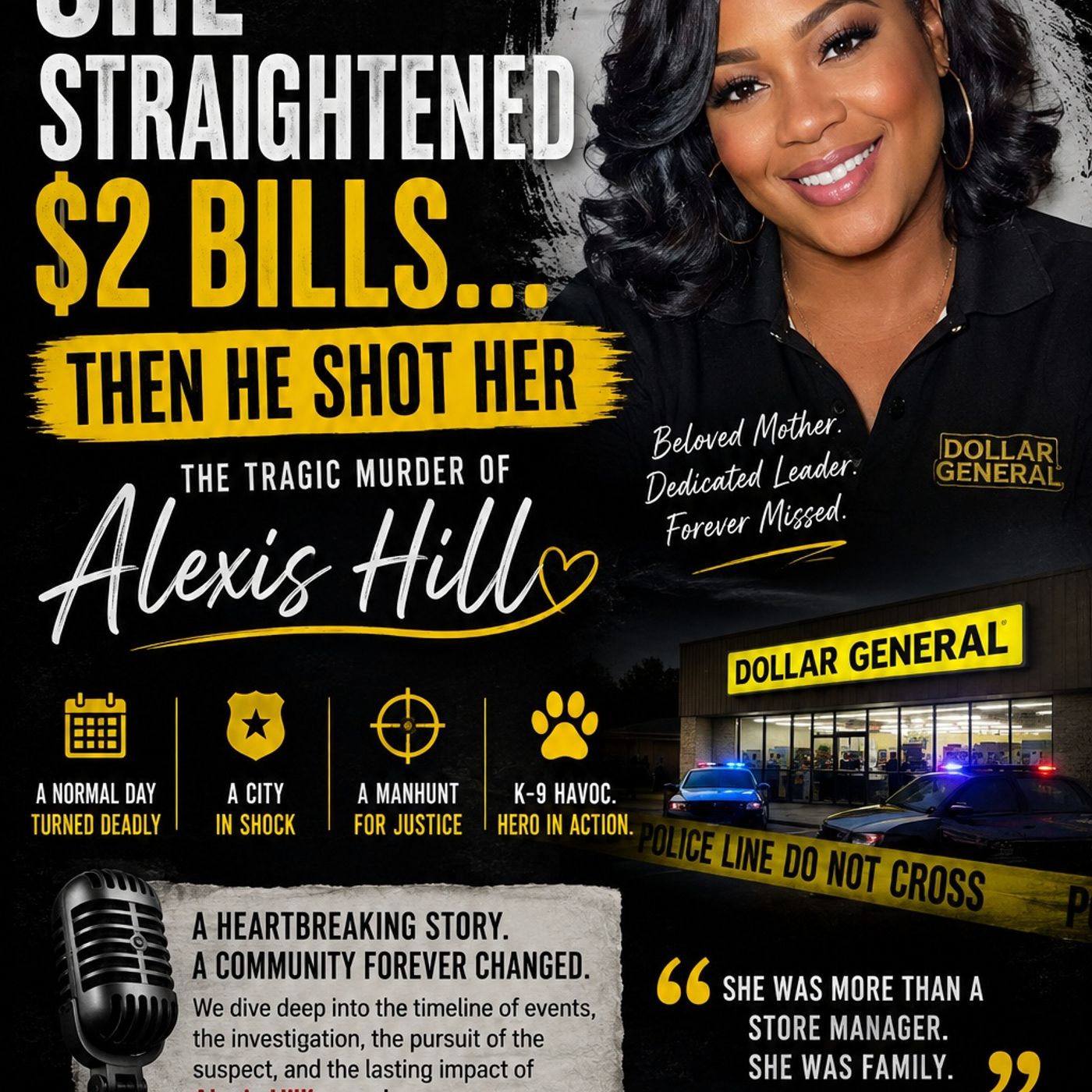 She Straightened $2 Bills... Then He Shot Her | The Tragic Murder of Alexis Hill episode artwork