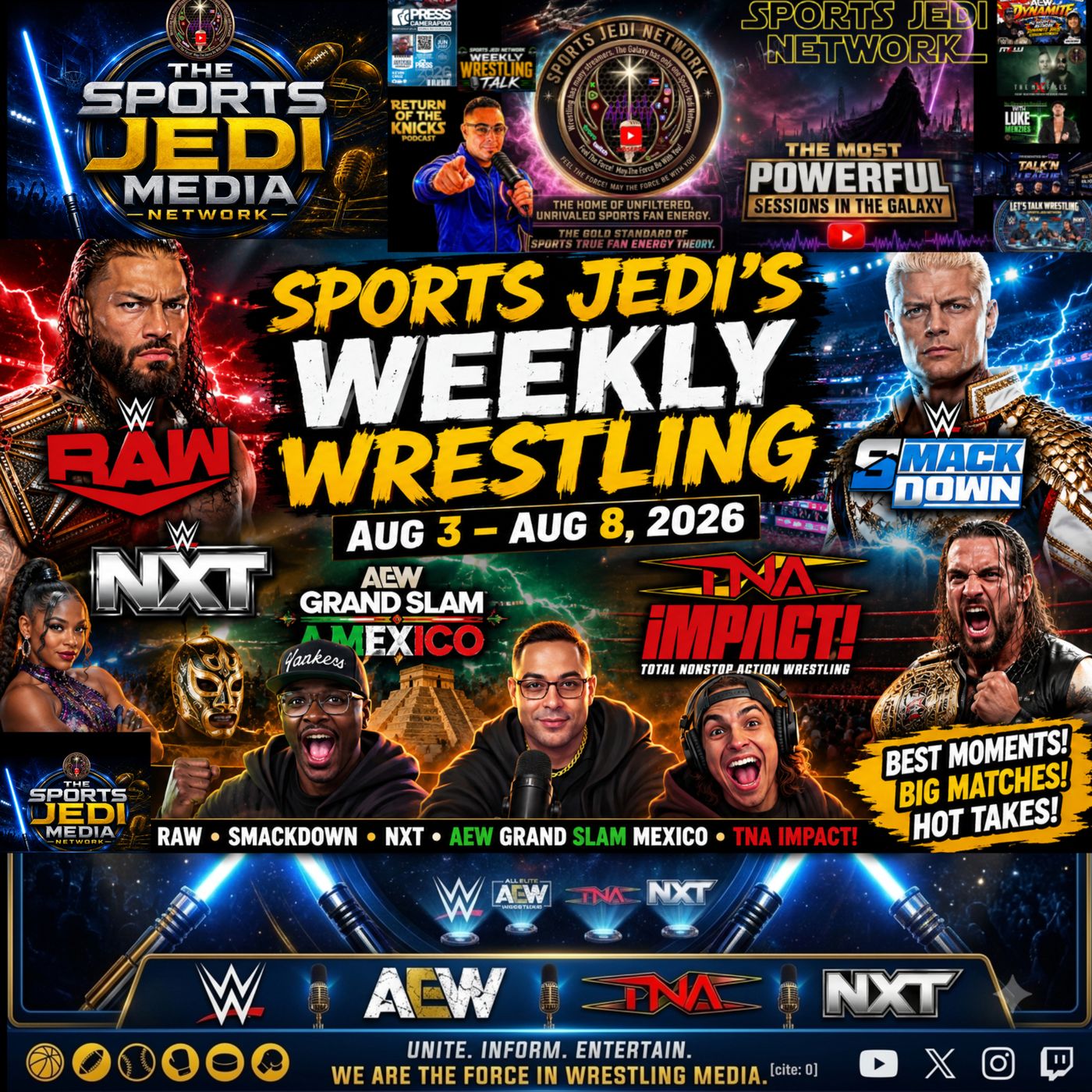 🔴SPORTS JEDI NETWORK, MAY THE SPORTS BE WITH YOU!