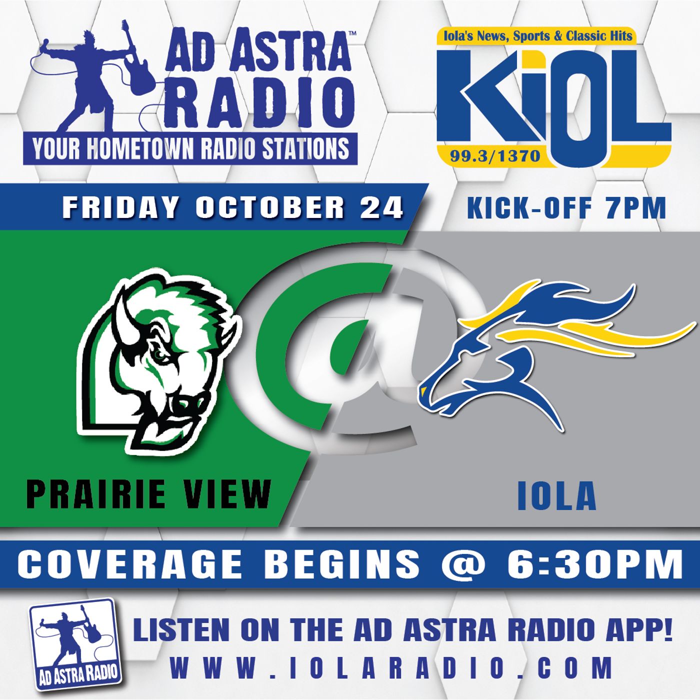 Prairie View Buffalos at Iola Mustangs Football (October 24, 2025) episode artwork