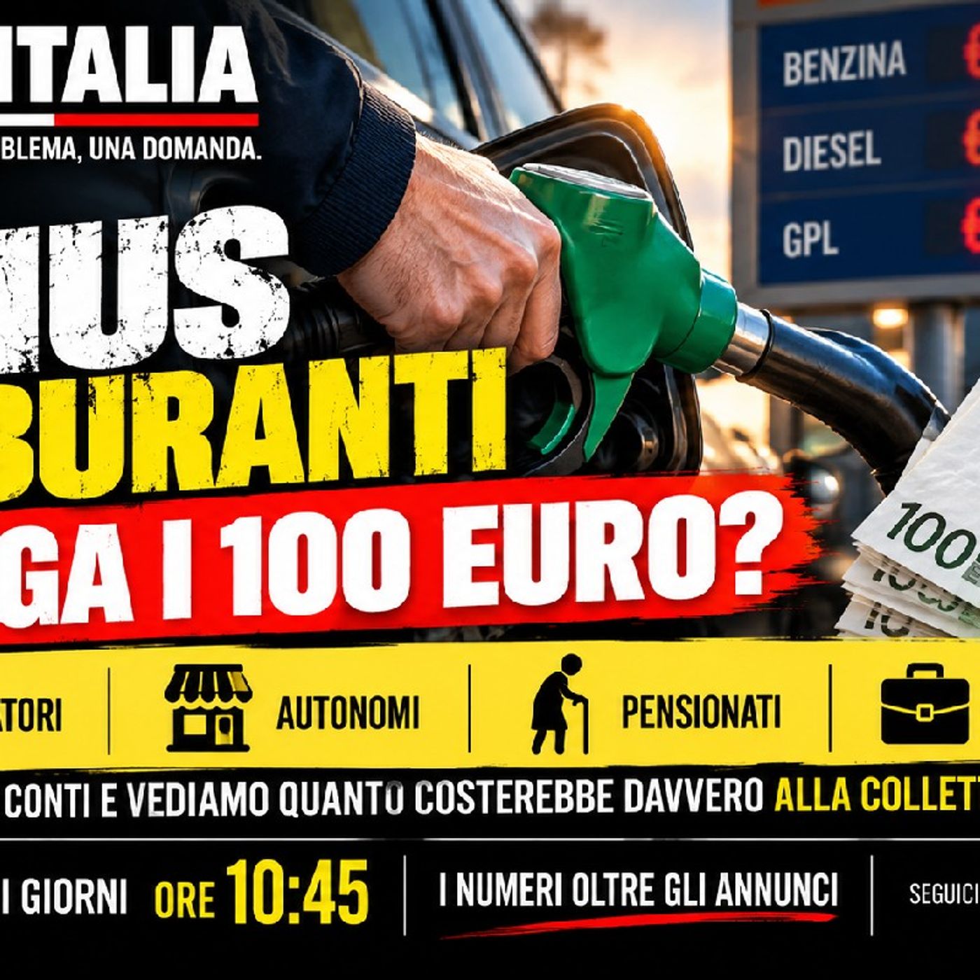 🇮🇹 PUNT🔴 ITALIA: BONUS carburanti - chi paga i 100€? episode artwork